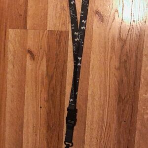 Black and Gray Underarmor Lanyard